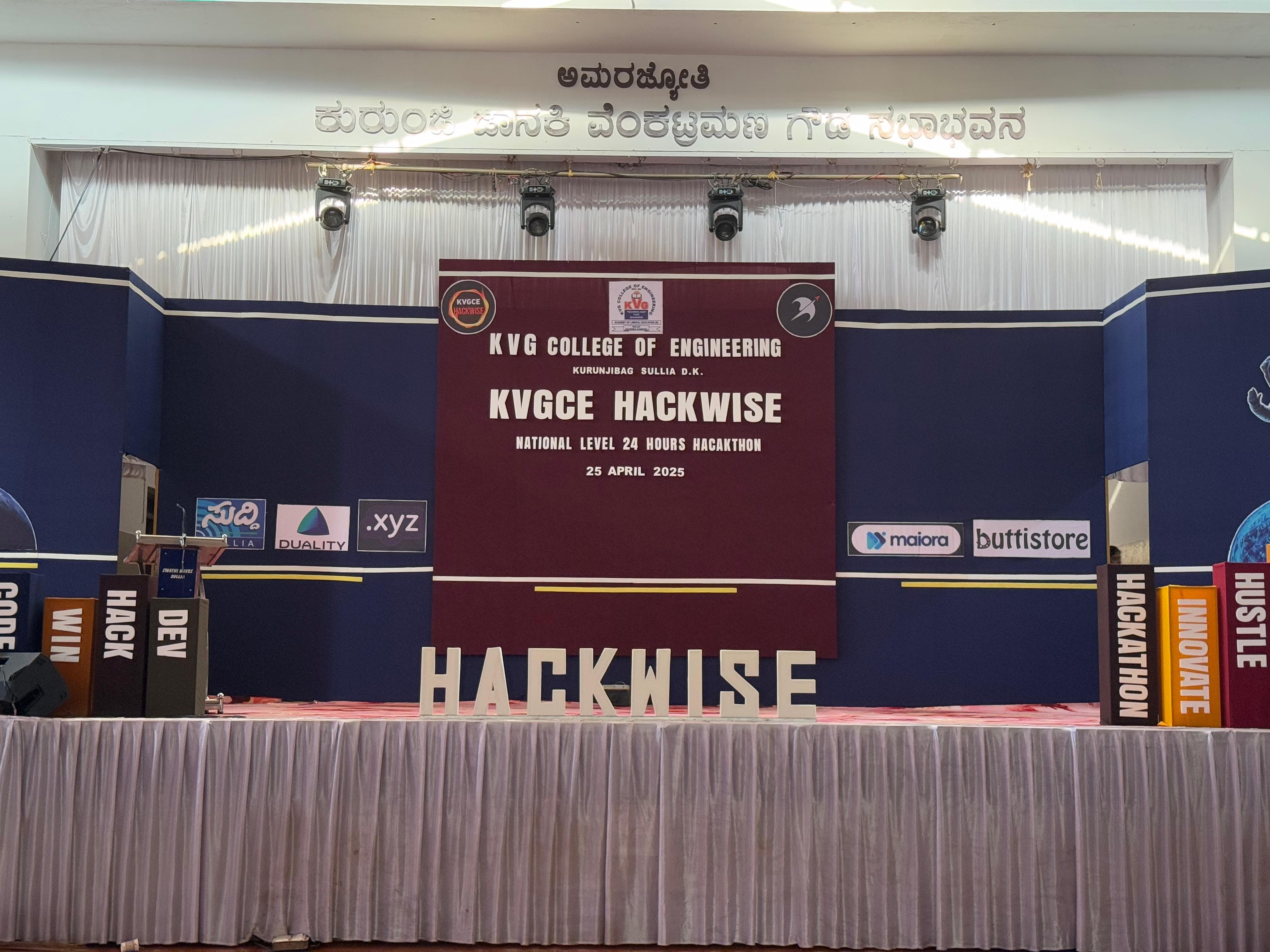 KVGCE Hackwise National Stage